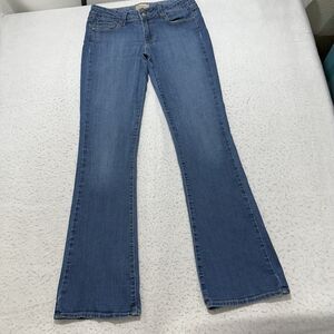 Paige Jeans Women's 27 Holly Petite Blue Low Rise Bootcut Denim Jeans (30x32)